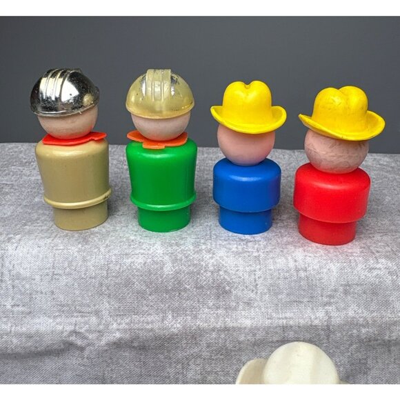 Fisher Price Little People Figures Set of 7 Toys Vintage 1960s - Picture 7 of 8